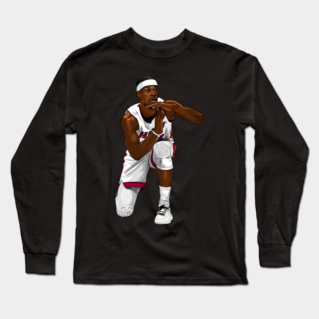 JIMMY BUTLER Long Sleeve T-Shirt by origin illustrations